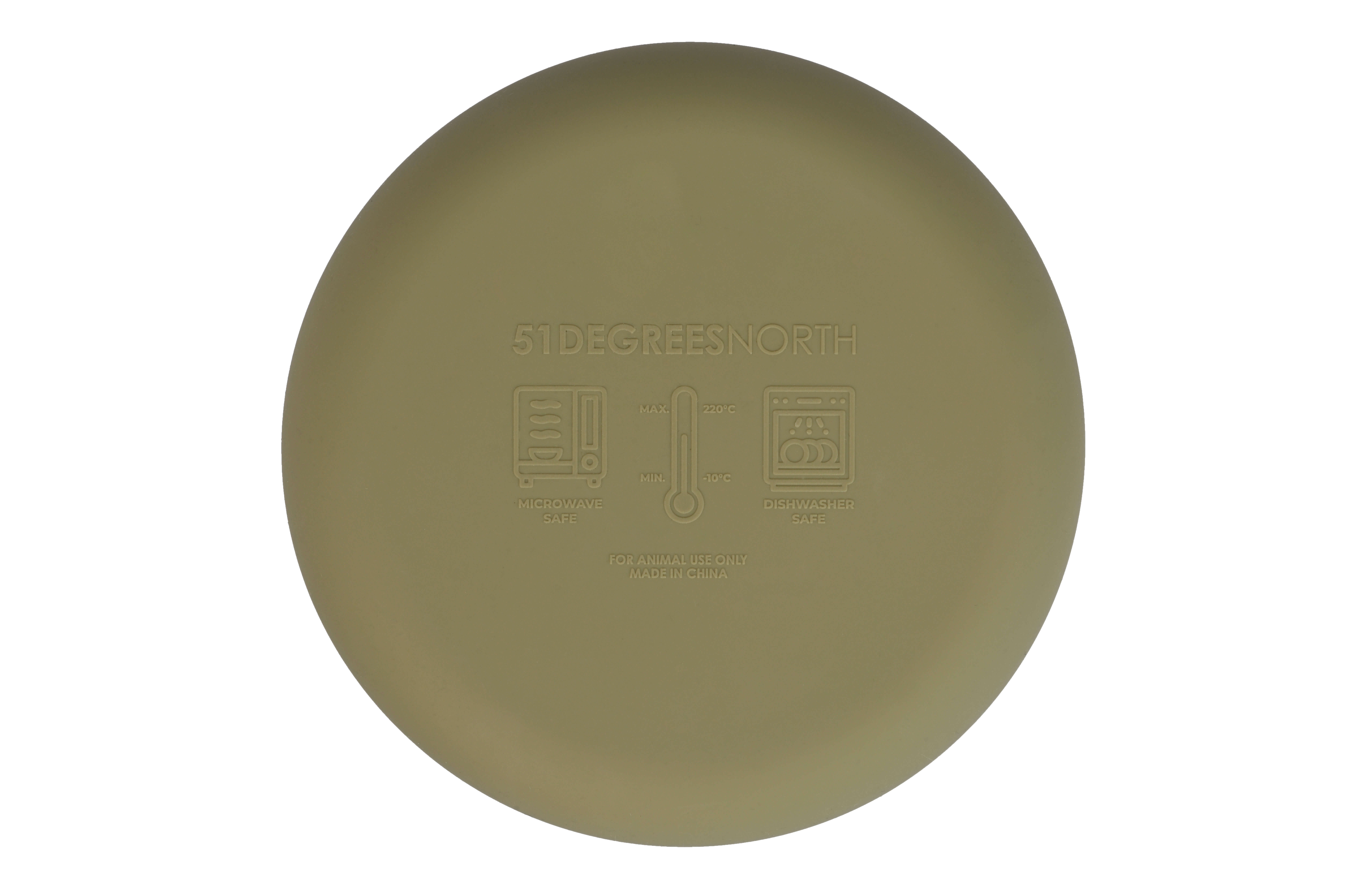 Classic Bowl - 350ml für Hunde - Farbe: Khaki